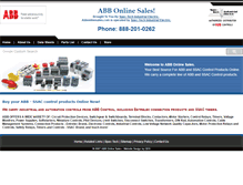 Tablet Screenshot of abbonlinesales.com